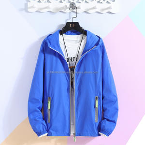 Chaqueta Cortavientos Ligera y Transpirable con Protección Solar para Hombre, Talla Grande 2025, con Capucha y Cremallera, para Correr, Pescar y Ciclismo - Product Image 2