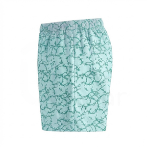 Shorts de Baño para Hombre de Secado Rápido, Estampado de Bambú Verde, con Cordón Ajustable, Traje de Baño Informal, 100% Poliéster - Product Image 3