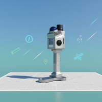 Équipement de topographie GEOSUN GS-200G, scanner SLAM pour l'extérieur et l'intérieur