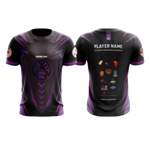 Dernière sublimation Esports Jersey Gaming Jersey t-shirt Sublimation gaming tshirt personnalisé maillot de jeu à séchage rapide - Product Image 1