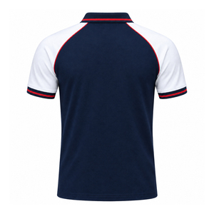 เสื้อโปโลผู้ชาย แขนสั้น ผ้าฝ้าย สวมใส่สบาย ปักลาย ระบายอากาศได้ดี สีพื้น - Product Image 2