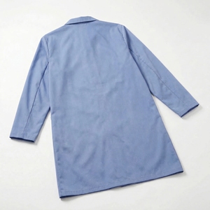 เสื้อกาวน์สีฟ้าอ่อน |   เสื้อกาวน์แพทย์มืออาชีพ |   เสื้อคลุมแล็บแขนยาว |   ผู้ผลิต OEM ตามสั่ง - Product Image 2