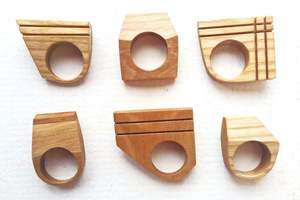 Anillo para Servilletas de Madera de Acacia Estilo Vintage, Decoración para Mesa de Comedor, Anillo para Servilletas para Bodas y Hogar, Artículo de Decoración para el Hogar al Mejor Precio - Product Image 3