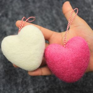 Sweetheart Felt Ornament, Charming Felt Heart ,Heart Felt Christmas Ornament - Product Image 5