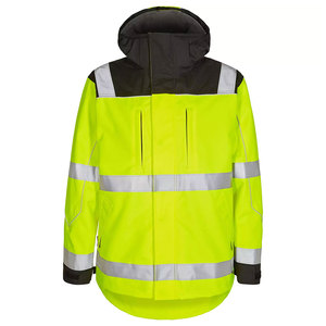 Veste de sécurité réfléchissante imperméable haute visibilité pour l'hiver, vêtements de travail de construction, veste de sécurité à fermeture éclair, vente en promotion - Product Image 3