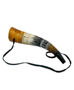 Corneta Vikinga de Batalía, Trompeta de Guerra de 18 Pulgadas, Hecha a Mano, Ecológica, de Cuerno de Buey Moderno - Product Image 2