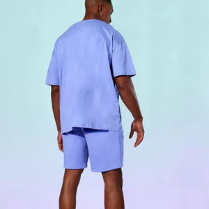 Ensemble de survêtement d'été en gros, imprimé DGT, ensemble court 2 pièces, t-shirt à manches longues et short pour hommes - Product Image 6