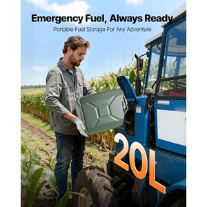 Serbatoio Carburante Moto in Metallo da 5,3 Galloni con Maniglia Ergonomica e Design Anti-perdita - Product Image 2