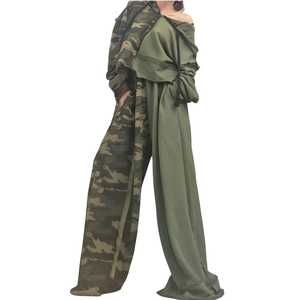 Chándal Reversible para Mujer, Ecológico, Transpirable, de Algodón/Poliéster, con Capucha, Cordón Ajustable, Corte Ajustado, Informal, para Otoño - Product Image 4