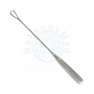 Curette utérine Sims 11 pouces (27,9 cm) à tige flexible, taille 3, manche malléable, en acier inoxydable, instrument manuel de chirurgie générale - Product Image 6
