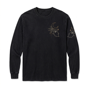 Men Halloween Party <b>Festival</b> Graphic Sublimation Polyester Long Sleeve <b>T</b> <b>Shirt</b> Crewneck Holiday Rash Guard Top - Product Image 5