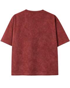 Camiseta Personalizada con Gráfico de Anime Rojo para Hombre, Algodón, Estilo Urbano, Estampada, Informal, Verano, Logotipo Personalizado, Fabricante OEM, Proveedor - Product Image 2