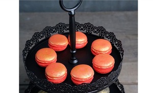Support à gâteau en métal indien classique pour usage cérémoniel, conçu pour les tables de fête et les arrangements décoratifs de desserts - Product Image 4