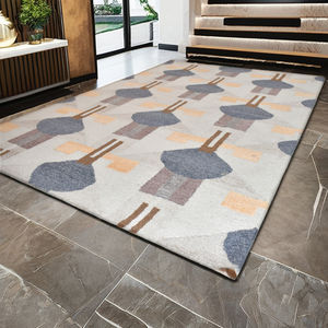 Taille personnalisée élégante en forme de rectangle moderne tufté à la main tapis de laine de Nouvelle-Zélande pour adolescent vivant décor-maison hôtel raisonnable - Product Image 1