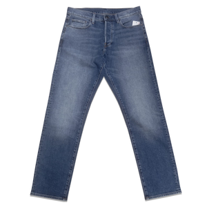 กางเกงยีนส์เดนิมคาร์โก้แบบสั่งทำจากโรงงาน ทรงลำลองสำหรับผู้ชาย แฟชั่นสตรีท สวมใส่สบาย ยืดหยุ่นได้ น้ำหนักปานกลาง เหมาะสำหรับฤดูใบไม้ร่วง - Product Image 3