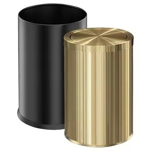 ถังขยะโลหะดีไซน์ทันสมัย มอบโซลูชันการจัดเก็บที่สวยงามสำหรับห้องนั่งเล่น ห้องนอน ห้องครัว เป็นมิตรกับสิ่งแวดล้อม หรูหรา ทันสมัย - Product Image 1
