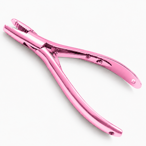 MANAN INSTRUMENTS Pinzas de Acero Inoxidable Rosadas para Instalación y Remoción de Extensiones de Cabello - Product Image 5