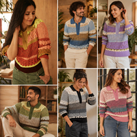 Lot de stock – Pulls tricotés chauds d'hiver pour femmes, fabriqués au Bangladesh – Vente en gros directe usine – Pulls unis décontractés et respirants
