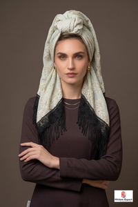 Luxury Custom Printed <b>Silk</b> <b>Square</b> <b>Scarf</b> With Tassel Lightweight Soft Fabric Women Fashion Headscarf OEM Manufacturer - Product Image 6