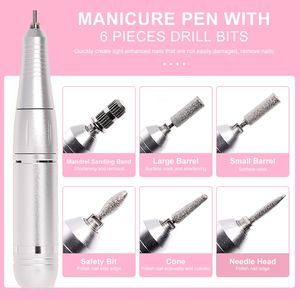 Trapano Elettrico Professionale Portatile Ricaricabile 45000RPM per Rimozione Smalto Gel e Unghie Acriliche - Product Image 3