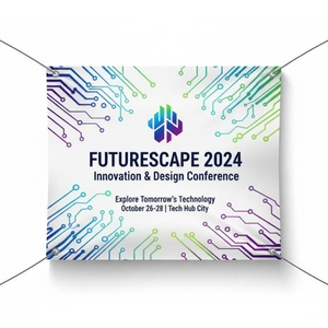 Pancarta de PVC Impresa con UV Personalizada con Cuerda para Publicidad, Promoción de Eventos y Obras de Construcción - Product Image 3