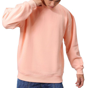 Sweat-shirt surdimensionné personnalisé pour homme en molleton de coton épais, pull streetwear décontracté à col rond - Product Image 1