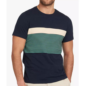 เสื้อยืดผ้าฝ้ายสำหรับผู้ชายสไตล์ลำลอง ใส่สบาย ระบายอากาศได้ดี ทรงหลวม แฟชั่นแนวสตรีทสุดเทรนดี้ แขนสั้น - Product Image 1