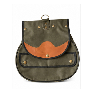 High Quality Outdoor Canvas Falconry Hunting Bag With Leather Accent Durable Bags Waterproof Design All Seasons Use Falconry Bag - Product Image 1