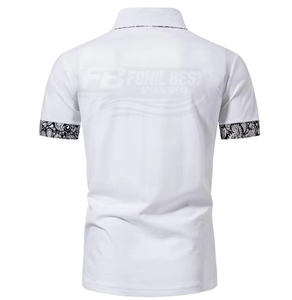 Camisa de Manga Larga para Hombre, Nueva Colección de Verano, Estampado Digital, Bloques de Color, Cuello Casual, Lona, Spandex/Algodón, Transpirable - Product Image 6