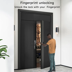 Cao cấp điện tử Nhận dạng khuôn mặt vân tay ngoài trời thông minh khóa cửa - Product Image 5