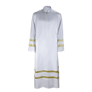 Casulla Estampada para Hombre, Estola, Túnica Larga de Sacerdote Cristiano, Sotana para Halloween, Disfraz de Sacerdote, Ropa de Oración - Product Image 2