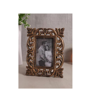 Cadre photo en bois design, cadre photo en bois massif de haute qualité, décoration artisanale classique, cadre photo en bois rustique vintage de qualité supérieure - Product Image 6