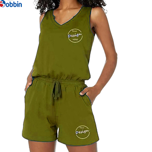Conjuntos de Ropa de Verano para Mujer, Conjuntos Deportivos Personalizados de Moda Urbana, Top sin Mangas y Pantalones Cortos, Tallas Grandes 2csP - Product Image 6