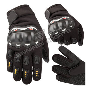 Gants de moto coupe-vent en polyester extensible, gants de course sur route pour moto, gants d'hiver respirants à doigts complets - Product Image 4