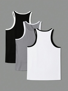 <b>Men</b> Tank Top Sleeveless Cotton Gym Shirt Soft Breathable Fitness Workout Casual Summer Sportswear <b>Vest</b> - Product Image 2