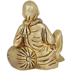 Estatua hecha a mano de Shirdi Sai Baba de 3 pulgadas, escultura India hecha en India, ídolo de latón - Product Image 3