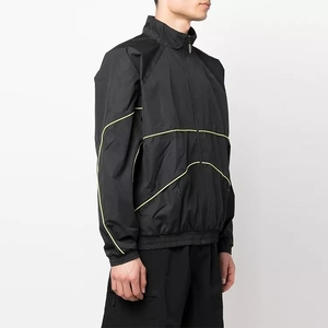 <b>Men</b> Customized Color Oversized Streetwear Track <b>Jacket</b> Stand Comfortable Everyday Wear Lightweight Breathable Casual Outerwear - Product Image 3