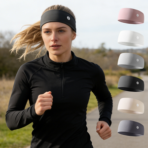 Custom Logo Fitness Yoga Running Head Band Sweat Absorbing Sweat-Wicking <b>Sport</b> <b>Headband</b> - Product Image 6