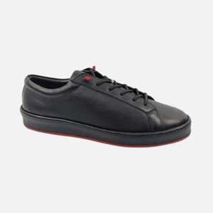 Zapatillas Deportivas para Hombre con Cordones, Parte Superior de Cuero Milled, Suela de TPR, Punta Cerrada, Cómodas e Informales - Product Image 1