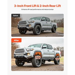Kit di Sollevamento Sospensioni per Camion, 3" Anteriore e 2" Posteriore, per Silverado 1500 2WD/4WD 2007-2023 e per Telaio Sierra 1500 2WD/4WD - Product Image 2