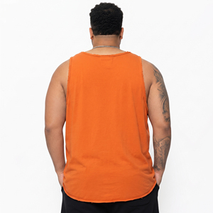 Wholesale Plus Size Tank Top <b>Men</b> Chenille Embroidered <b>Singlet</b> Top Polyester Breathable Stringer <b>Men's</b> Plus Size Gym Tank Tee - Product Image 2
