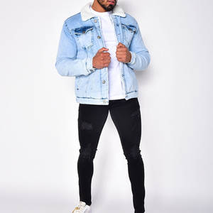 Chaqueta de Mezclilla Casual para Hombre de la Mejor Calidad, Diseño Personalizado, Elegante, Talla Grande, Tejido de Algodón Lavado, Invierno, Venta al Por Mayor, Económica - Product Image 2