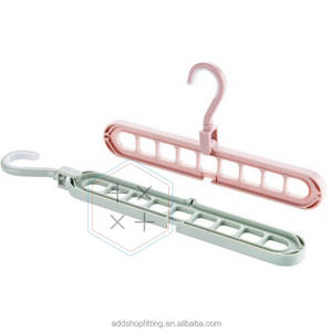 Magic Detachable Flexible Adjustable 9-Slot Injection-Molded Plastic Multifunction Saving Bathroom/<b>Wardrobe</b> Storage Tools - Product Image 4