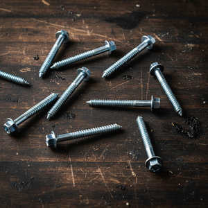 Hot-Dip <b>Galvanized</b> Hex Head Lag <b>Screws</b> - Class 4 High Strength Coarse Wood Fasteners - Product Image 1