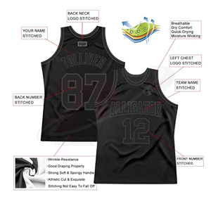 Diseña tu Propia Camiseta de Baloncesto Personalizada, Sublimada, Unisex, de Secado Rápido, Transpirable, 100% Poliéster - Product Image 3