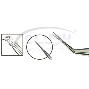 Pinces de Capsulorhexis à Action Croisée Angulées (1) – Instrument de Capsulotomie Ophtalmique pour Chirurgie de la Cataracte par Blush Surgical - Product Image 5
