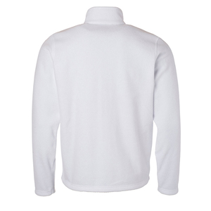 Men's Pure <b>White</b> Polar Fleece <b>Jacket</b> Full-Zip Outdoor Thermal <b>Jacket</b> Custom Logo Winters Sports Wear Men's Polar Fleece <b>Jacket</b> - Product Image 2