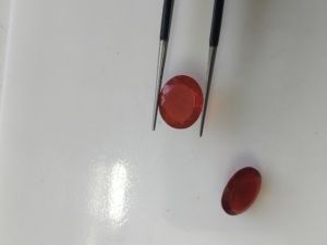 Opale de feu naturelle 12x10MM, taille ovale, meilleure qualité, pierre précieuse naturelle pour la fabrication de bijoux - Product Image 5