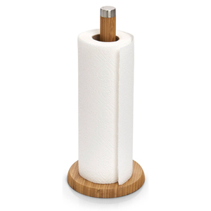 Portarrollos de Papel de Cocina Moderno de Madera, Soporte Vertical Independiente para Encimera de Cocina y Organización de Mesa de Comedor, Precio Bajo - Product Image 4