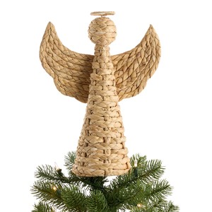 Premium quality water hyacinth angel <b>tree</b> <b>topper</b> best price <b>trees</b> decoration <b>christmas</b> ornament - Product Image 1